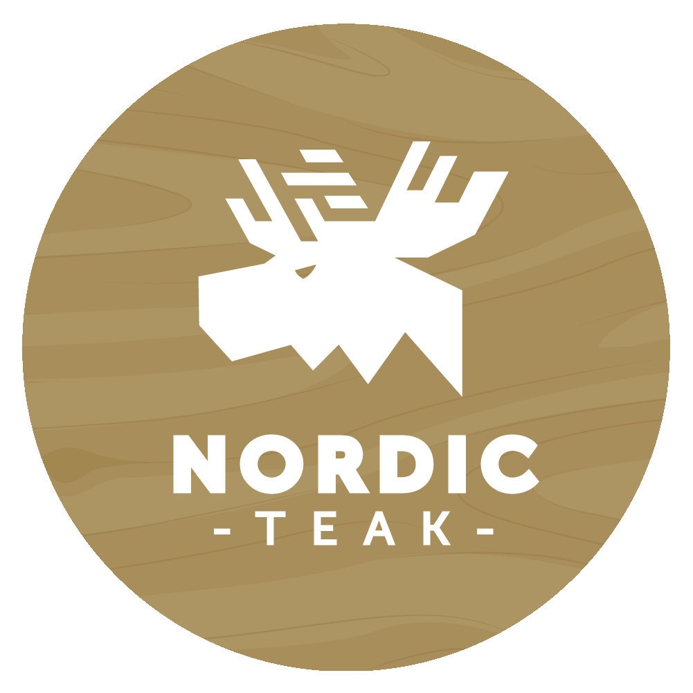 Nordic Style Teak Natural Shower Caddy - Beige - N/A