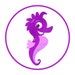 Purple Seahorse