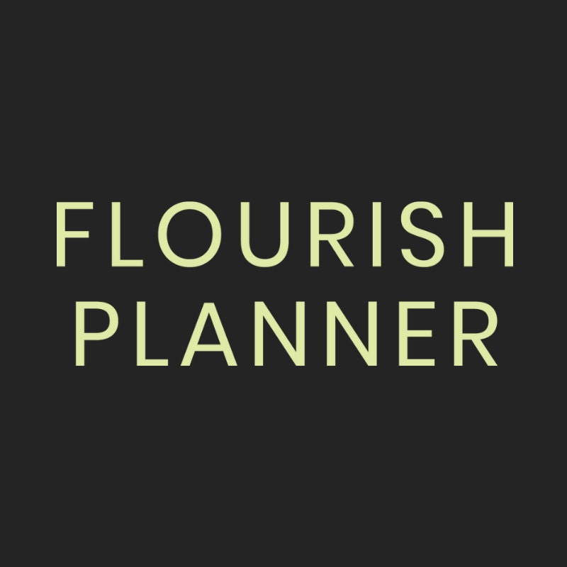 Productivity Digital Stickers by Flourish Planner 