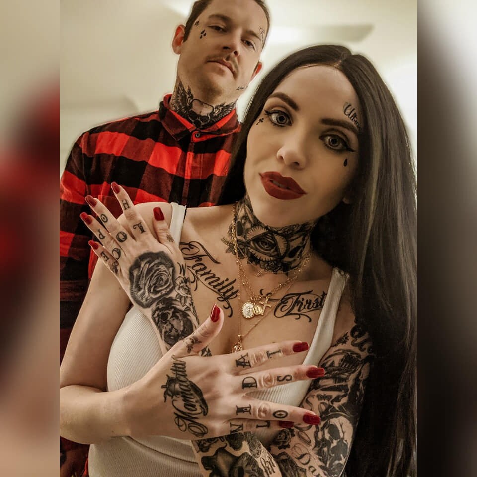 Joker Full Set Suicide Squad Temporary Tattoo Gangsta Neck Etsy