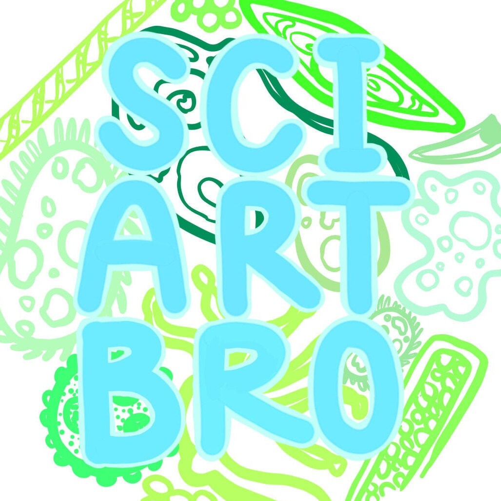 Atropine Molecule Sticker