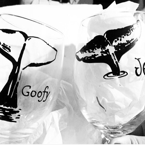 Star Wars Dining | Set of Two Star Wars Stemless Wine Glasses | Color: Black/White | Size: Os | Aiion's Closet