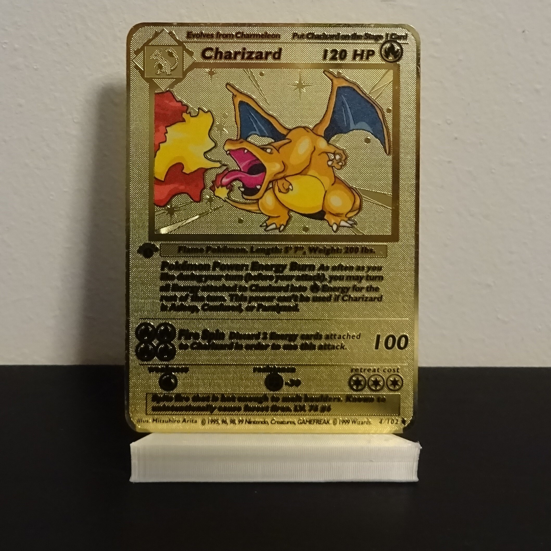 Pokemon Mew 25th Anniversary Custom Gold Metal Pokémon Card - Etsy Finland