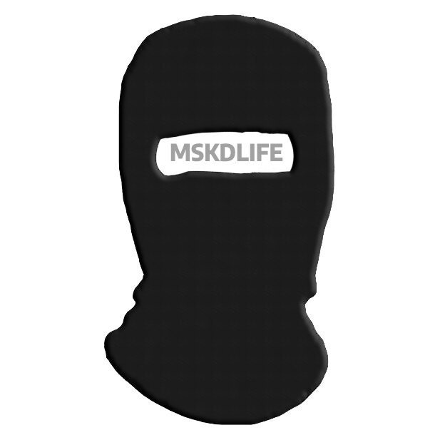 Máscara de esquí de pasamontañas desgastada / Pasamontañas negro de punto /  Pasamontañas de punto inspirado en Yeat y Rapper -  México
