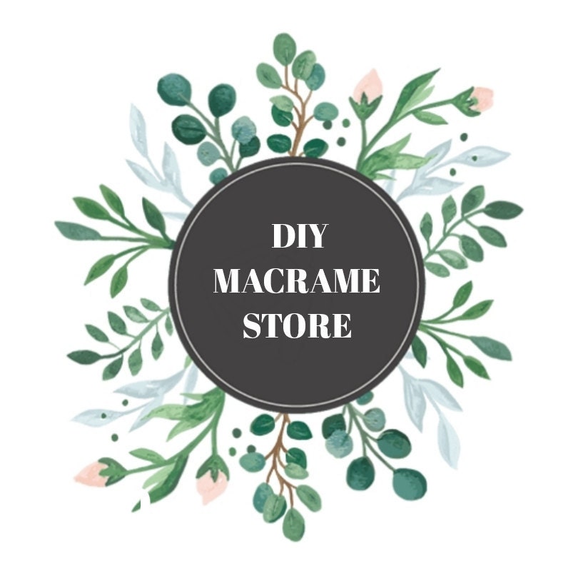 Beginner DIY Macrame Craft Kit. Macrame Wall Hanging Kit 
