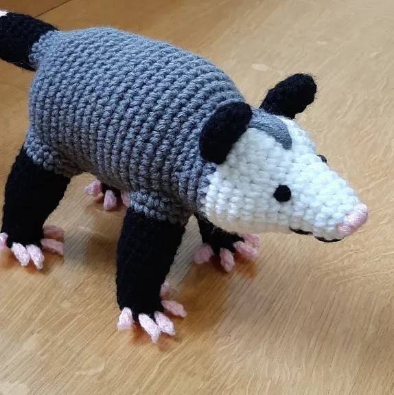 Customizable Worm on a String! (read description closely) — Nichet Crochet  - Crochet Opossums