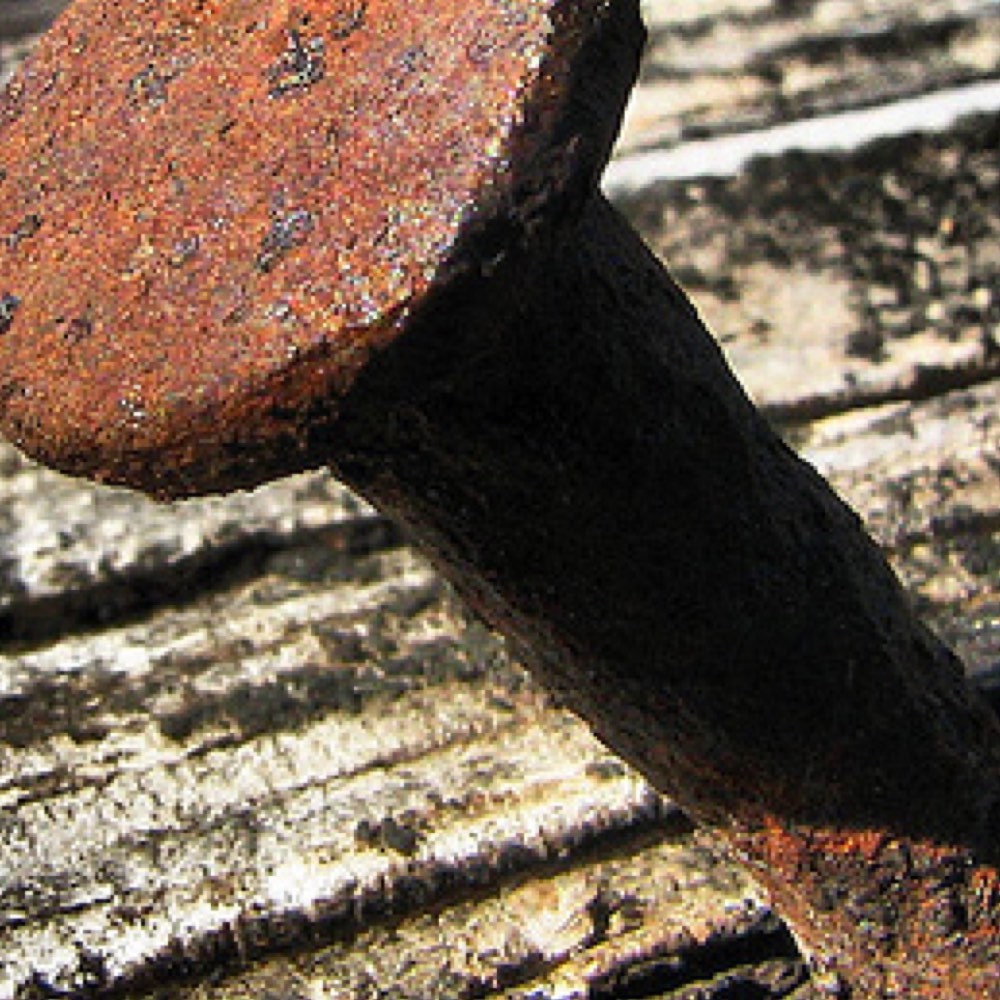 Jagdhorn aus Kupfer mit drei Umdrehungen, graviert THIB…