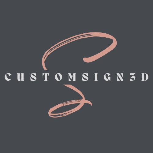 Flourish Personalized Metal Name Sign – 4 Phase Fabrication