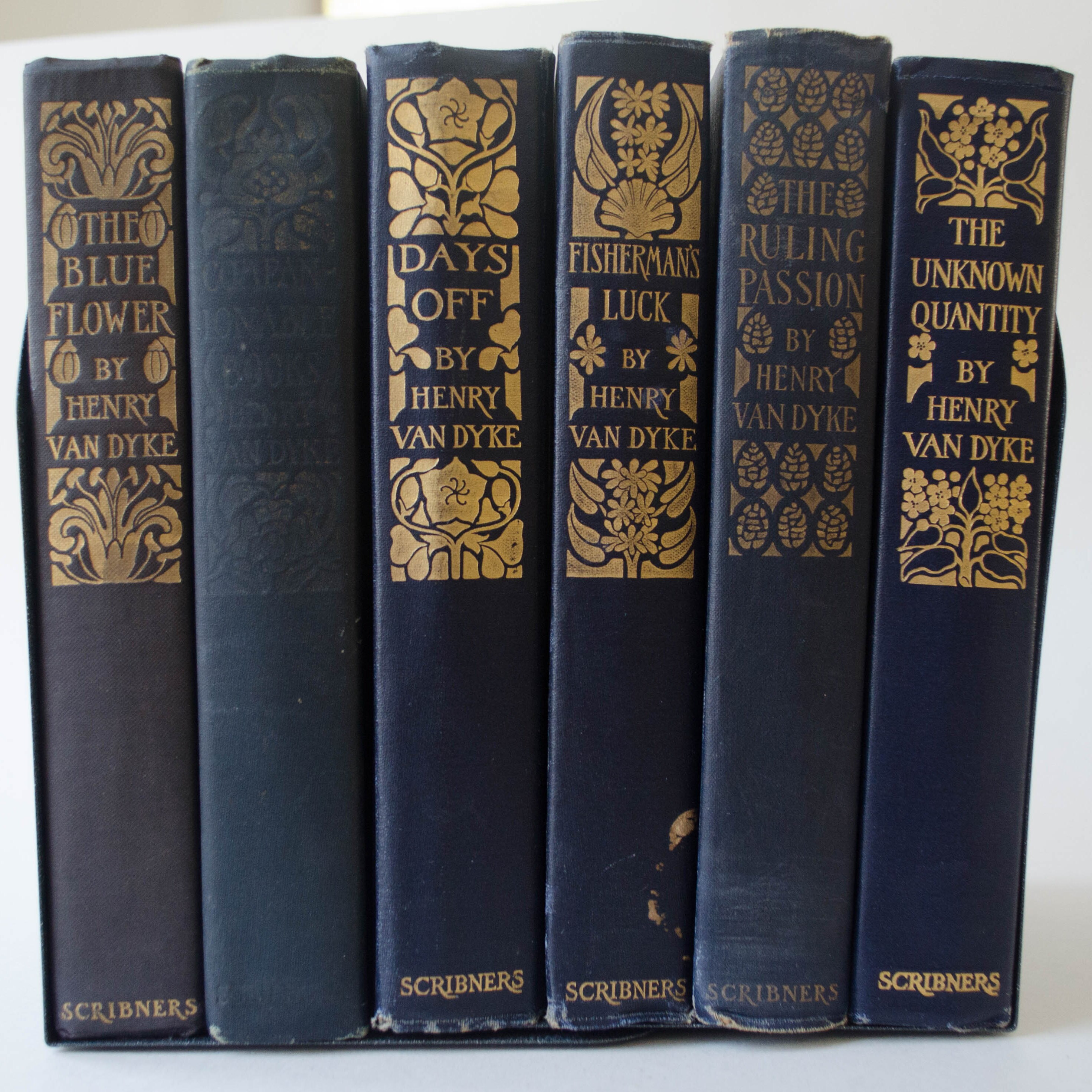 Five Antique History Books the History of England From