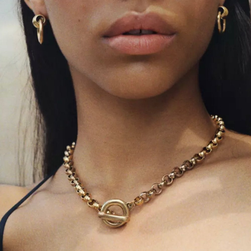 Women Butterfly Pendant Link Chain Choker Necklace Gift Anniversary Jewelry X5E5 Women Butterfly Pendant Link Chain Choker Necklace Gift Anniversary Jewelry X5E5