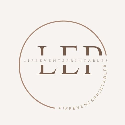 LifeEventsprintables - Etsy