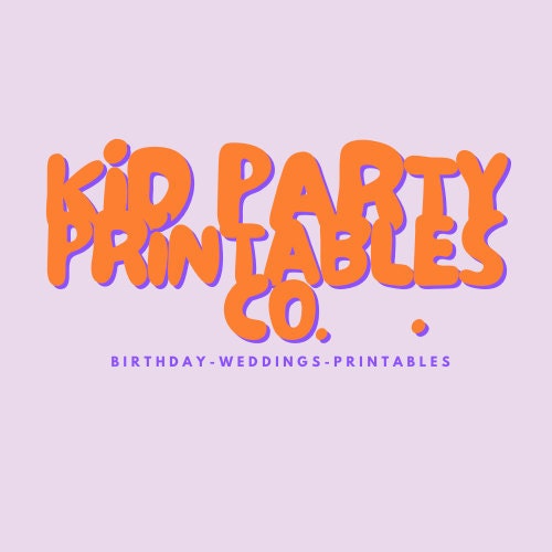 KidPartyPrintablesCo - Etsy Canada