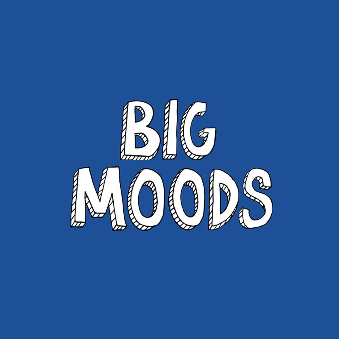 Big Moods Aesthetic Sticker Pack 10pc - Yellow