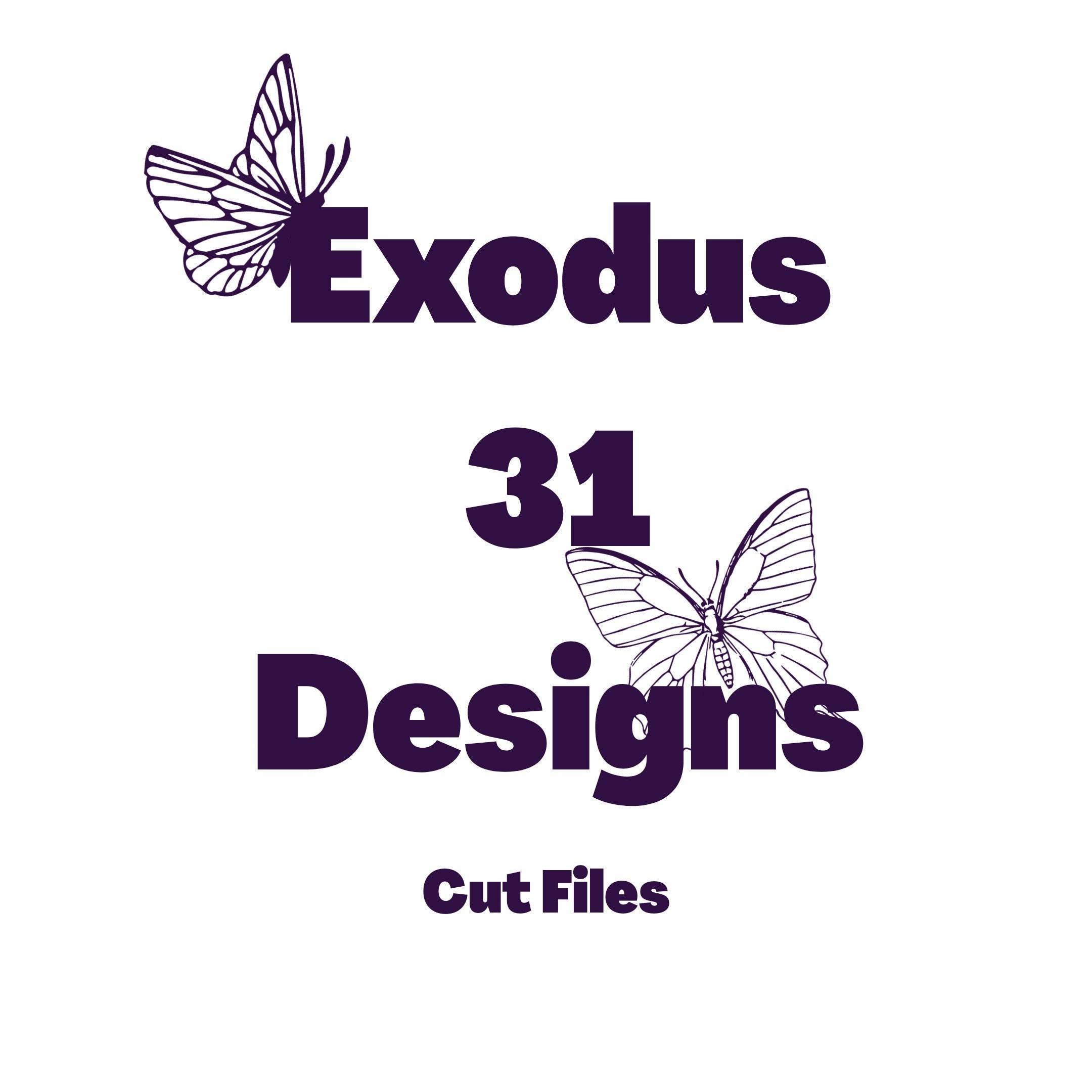 Set Svg Lantern And Box Cut Files Cricut Butterflies Template Etsy