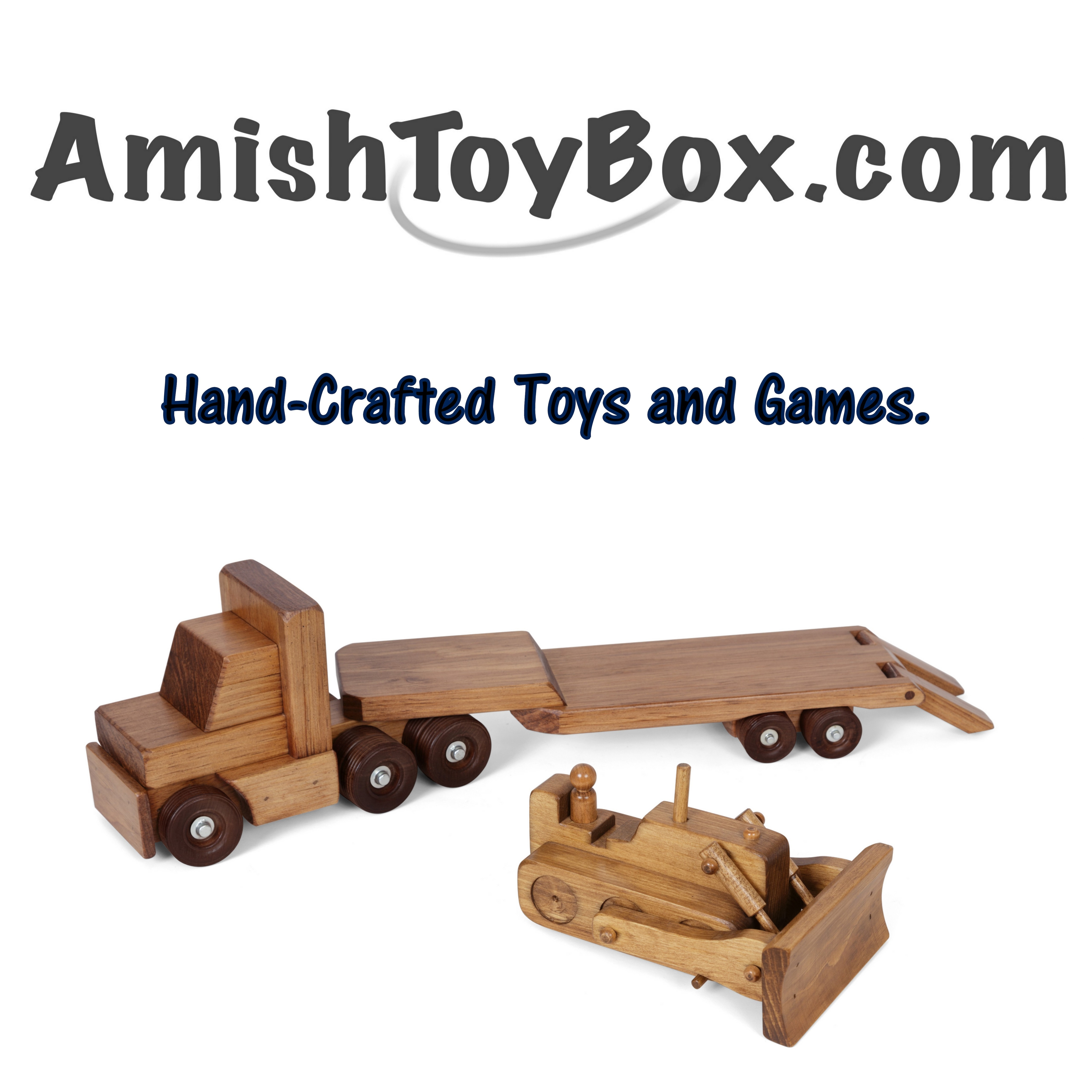 Wooden Dump Truck Toy, Kid-safe Finish, Amish-made -  Canada