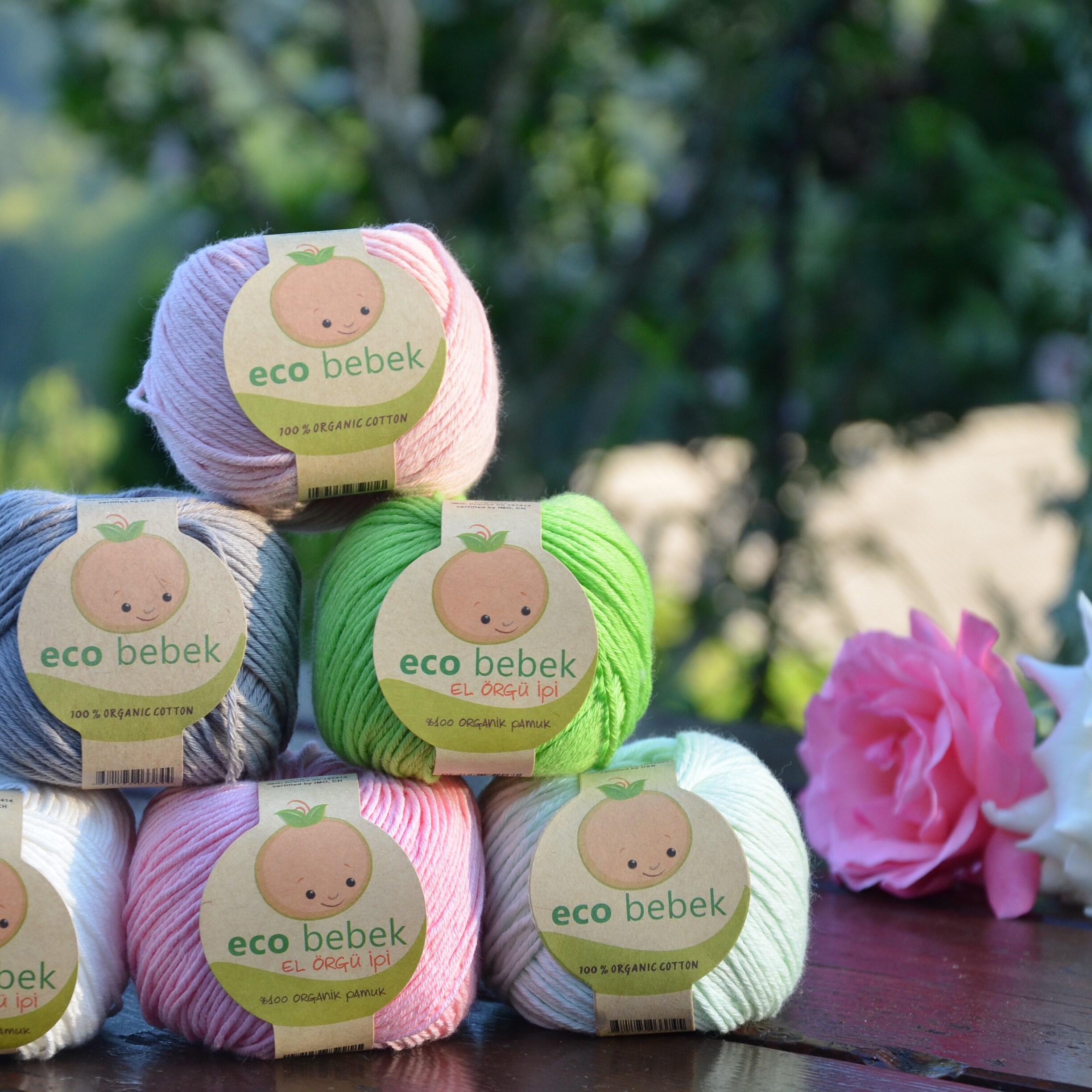 100 Organic Cotton Yarn 50g Gots Certificate Knitting Yarn Etsy