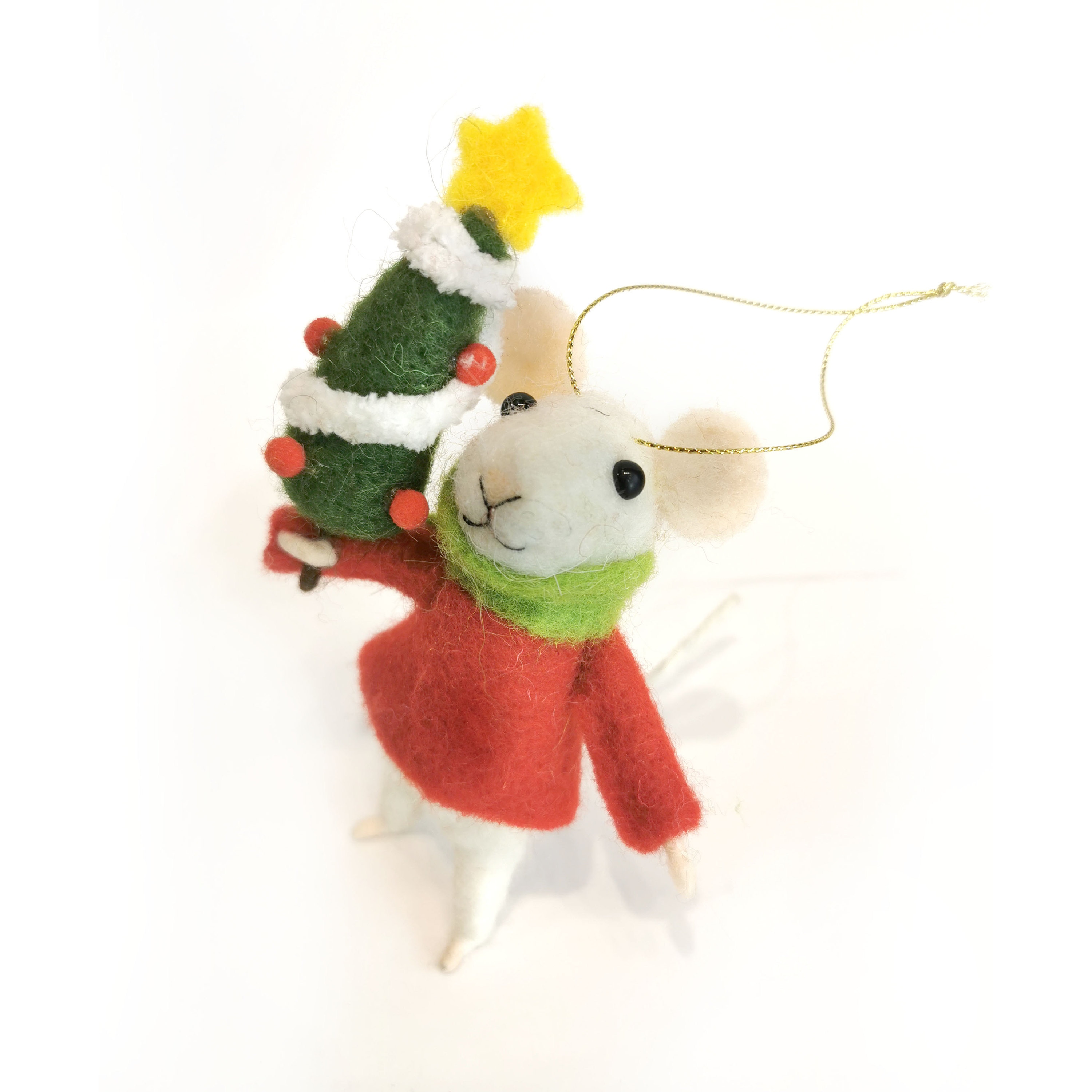 Needle Felted Mice, Felt Christmas Mouse, Cute Felt Mouse, Christmas  Decoration, Sleigh Mouse, Felt Family of Mouse, 