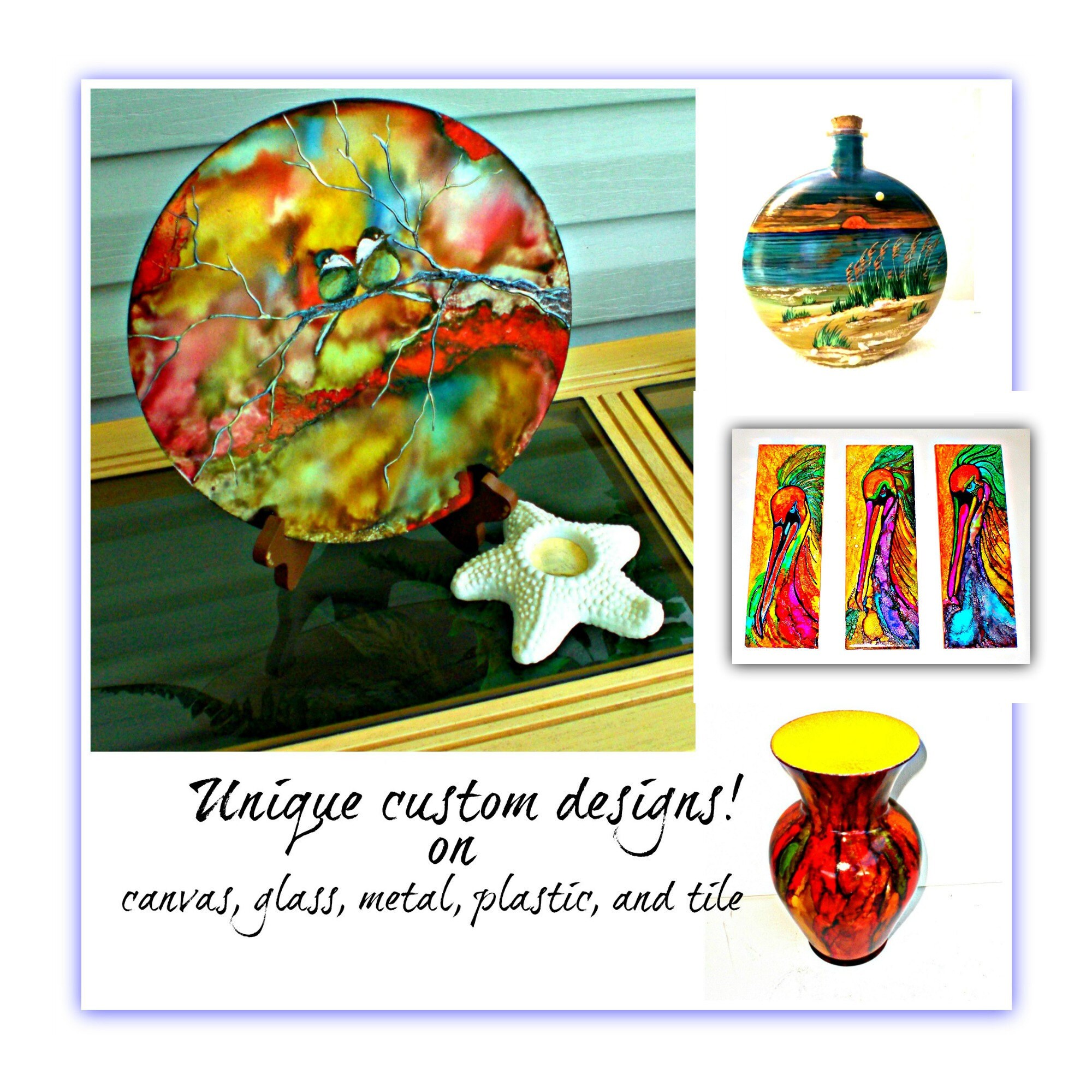 Custom Hand Painted Urns Unique Gifts Home By Dawnsinkspirations