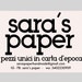 Sara's Paper