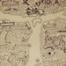 1920s Antique WWI Military Operations Map of the Envelopment of the Seventh and Eighth Turkish Armies by the Desert Mounted Corps