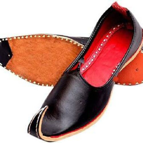 Indian Men Khussa Pure Leather Shoe Ethnic Juti Handmade Mules Tradition Mojari