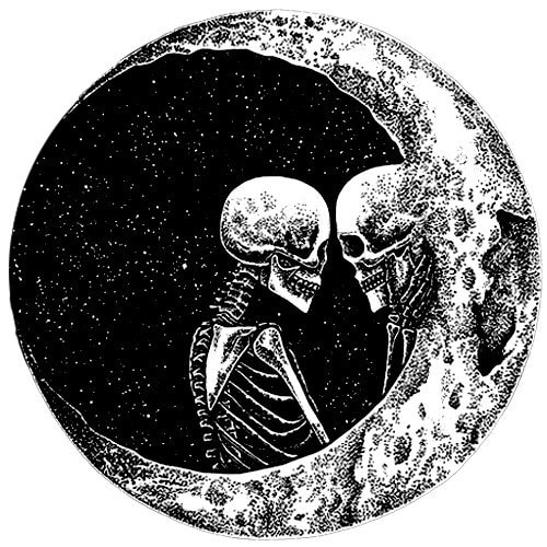 breaking free Art Print Saviour Skeleton deep sea 8x10 illustration.