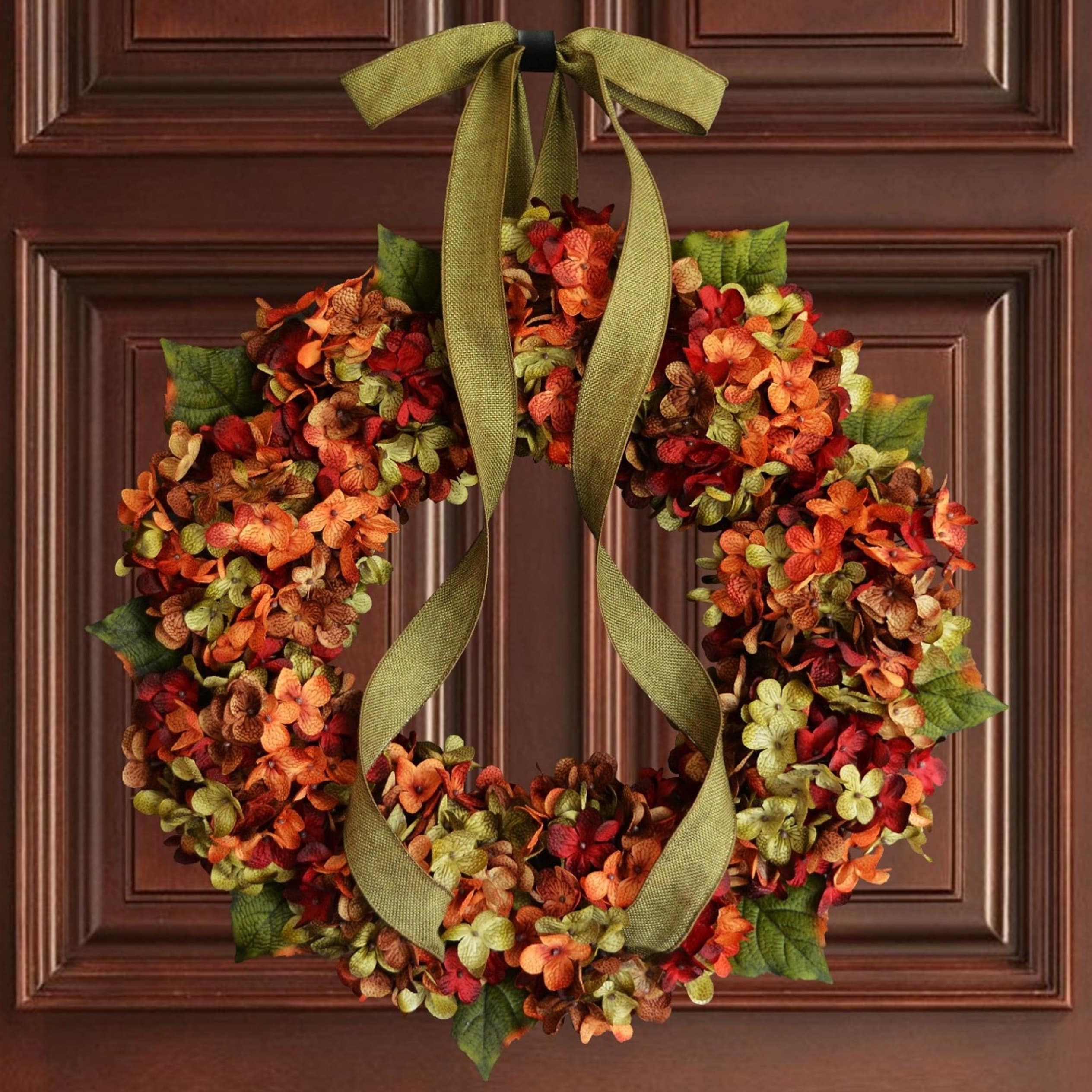 FALL DOOR WREATH FRONT DOOR WREATHS FALL DOOR by HomeHearthGarden
