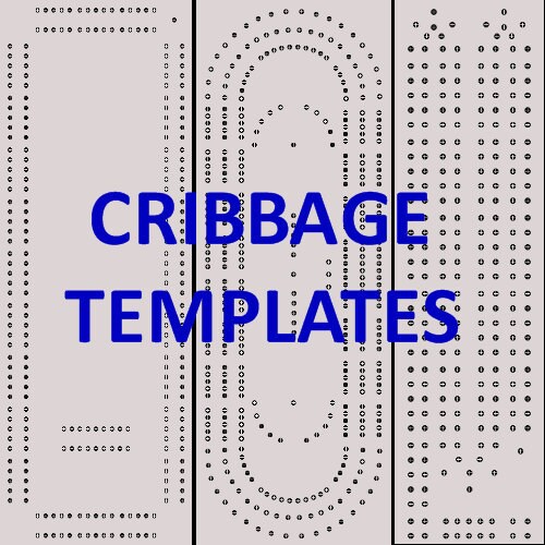 printable cribbage board templates by cribbagetemplatesfs on etsy