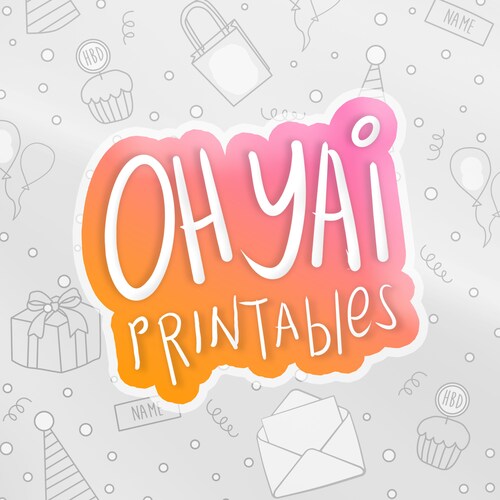 OhYaiPrintables store logo