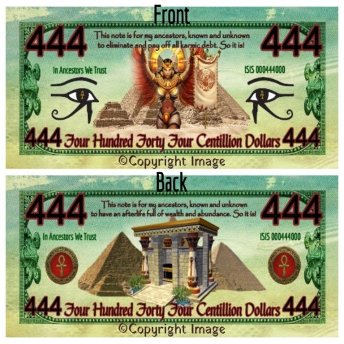 COIL DEM! Ancestor Money (78 $100 or $10,000 Bills) — The Spiritual  Abolitionist