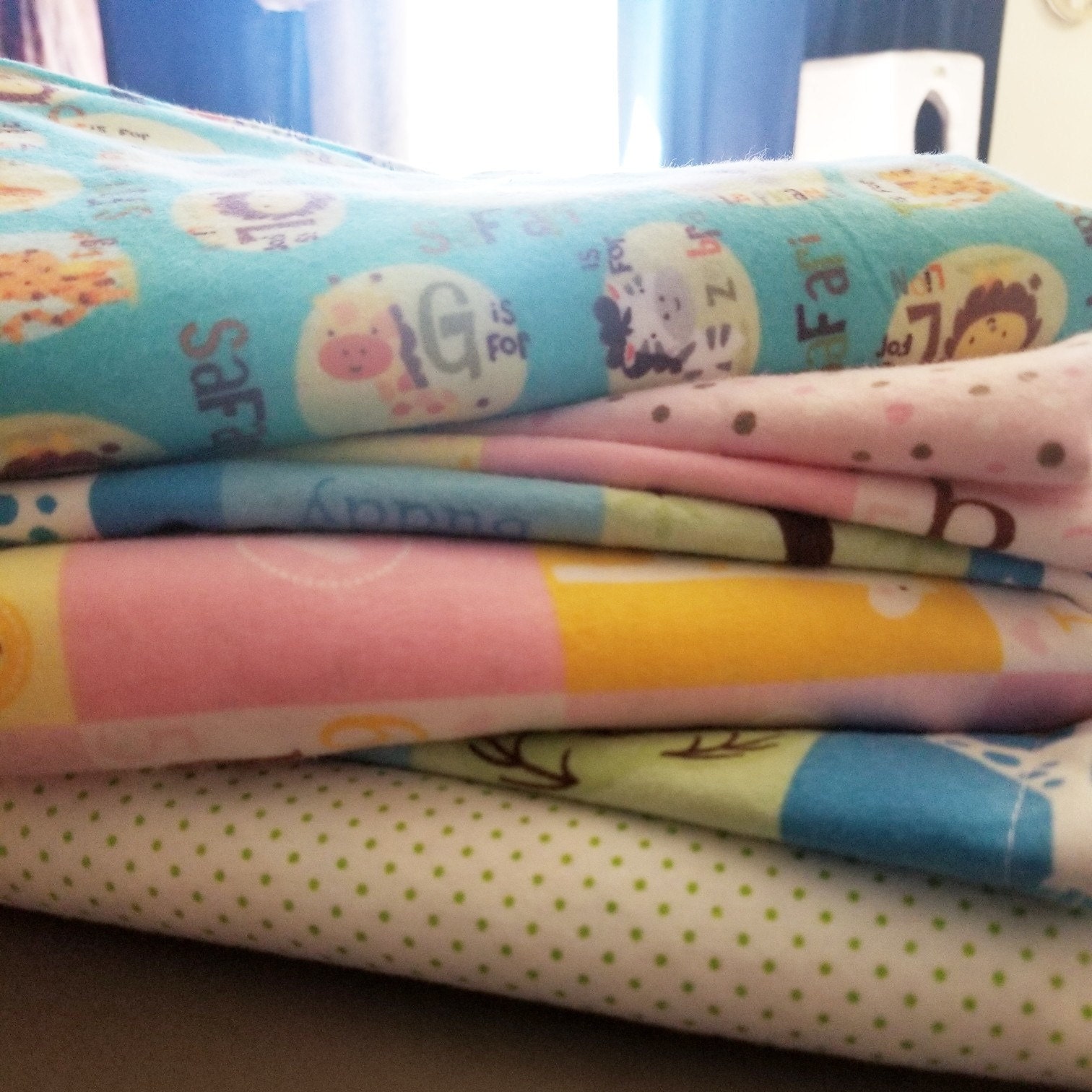 Double-Sided Flannel Blanket Little Cutie