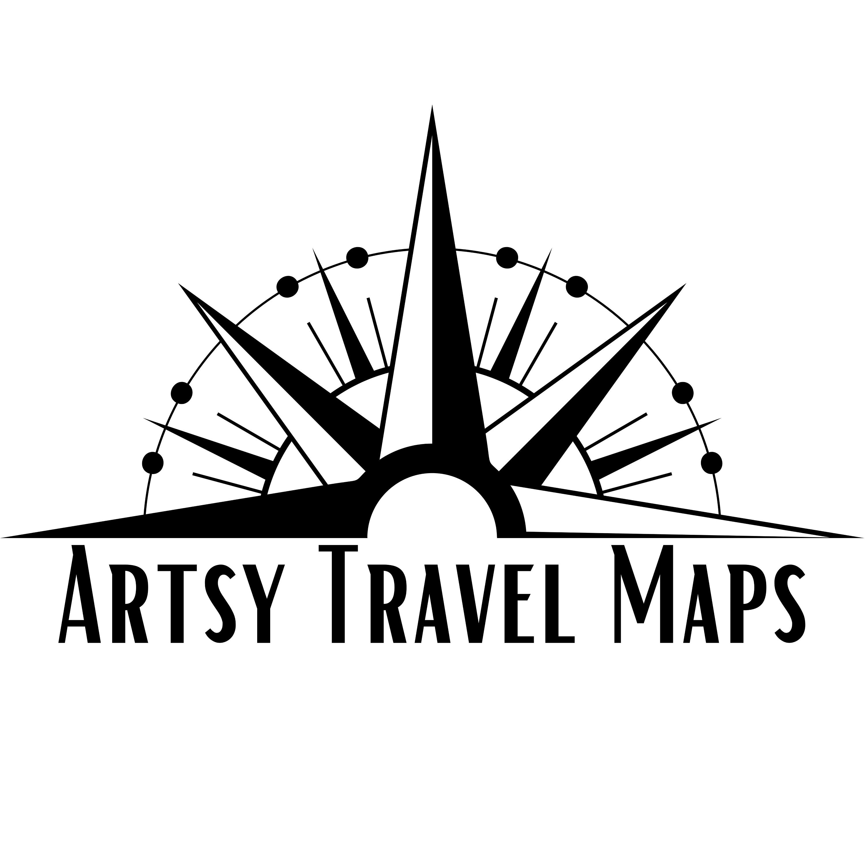 ArtsyTravelMaps Etsy