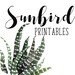 Sunbird Printables