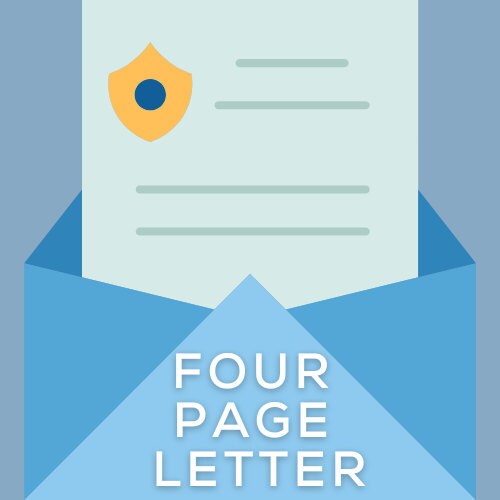 FourPageLetter Etsy