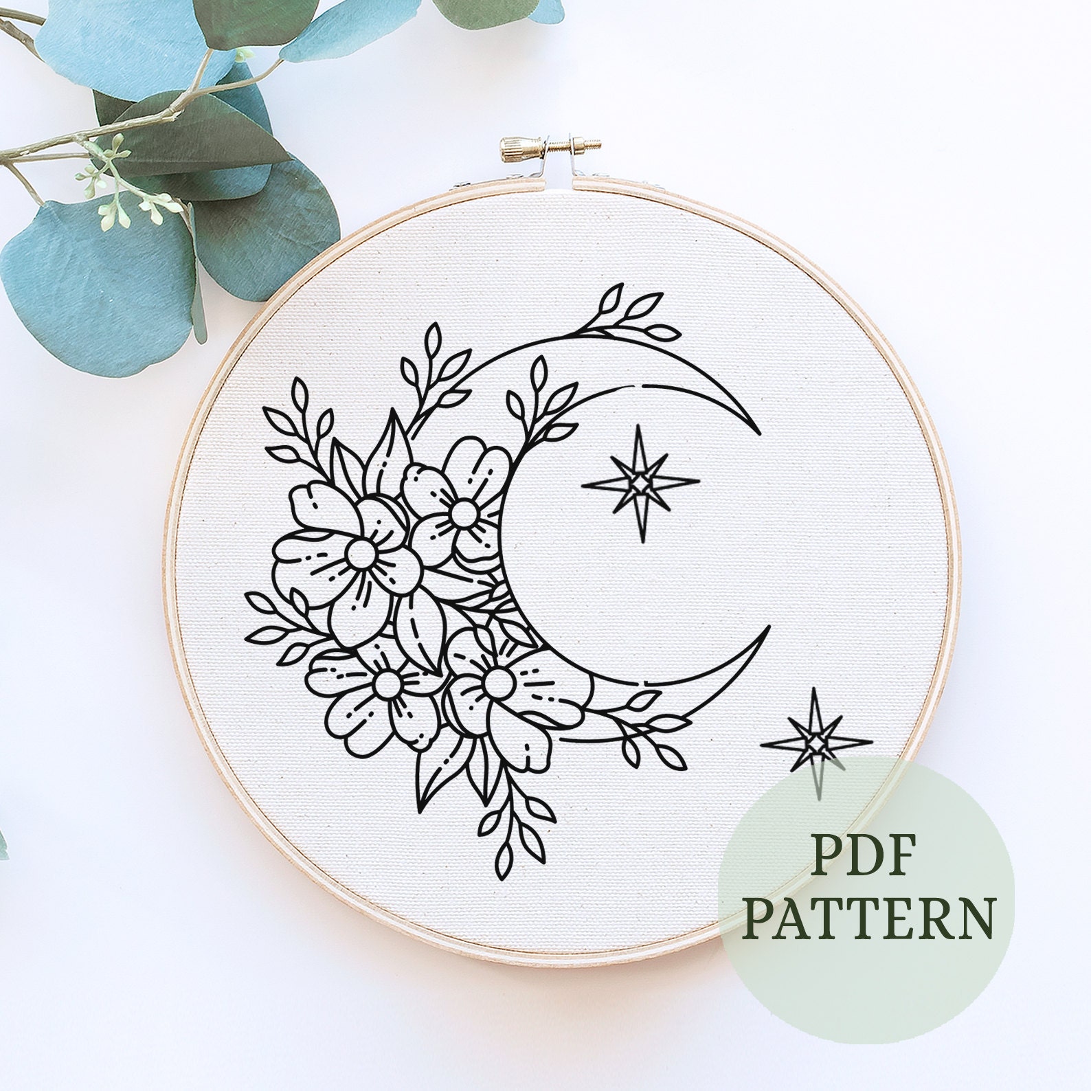 Embroidery Transfer Pattern #3115 Pretty Floral Motifs