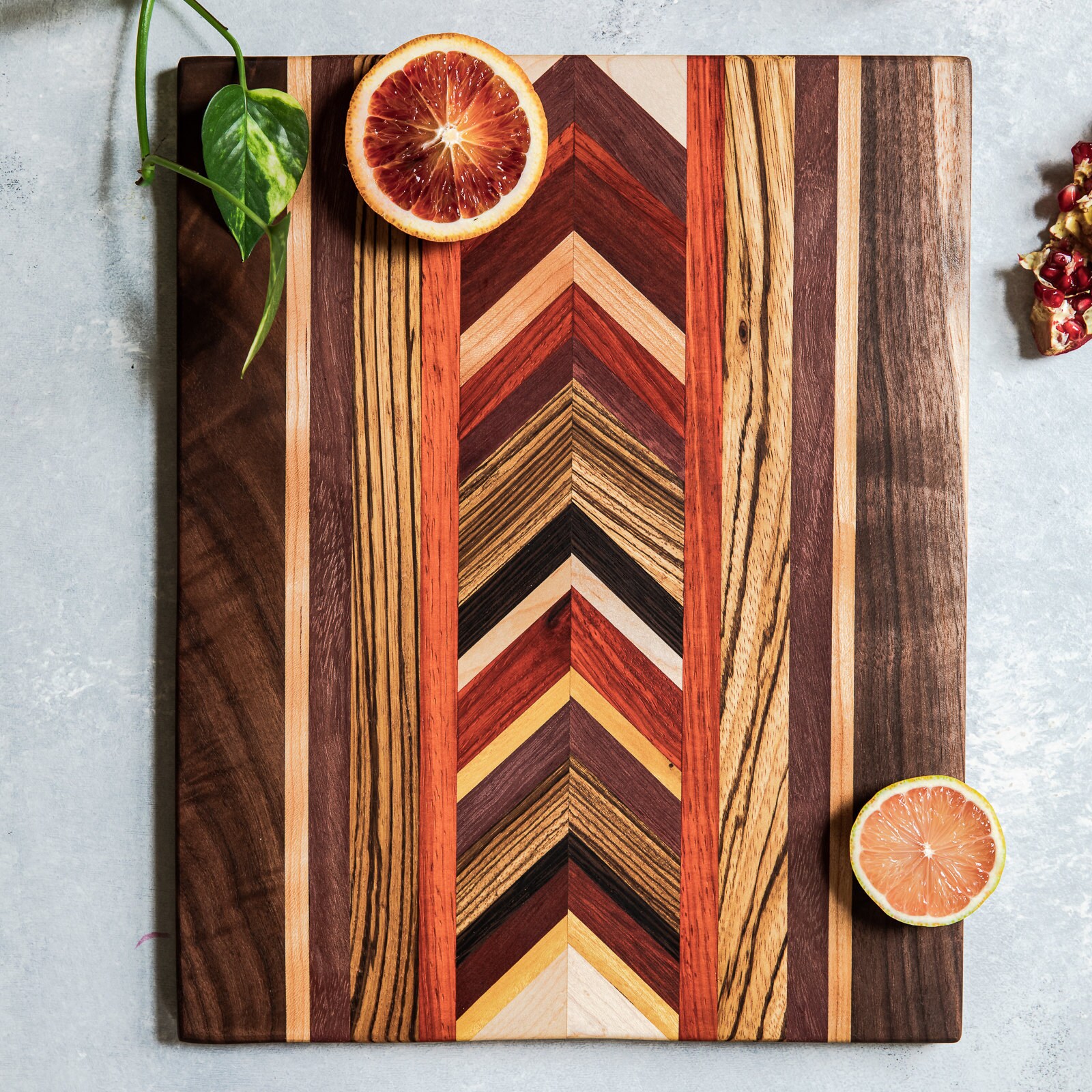 Large Exotic Wood Cutting Board by Honorable Oak