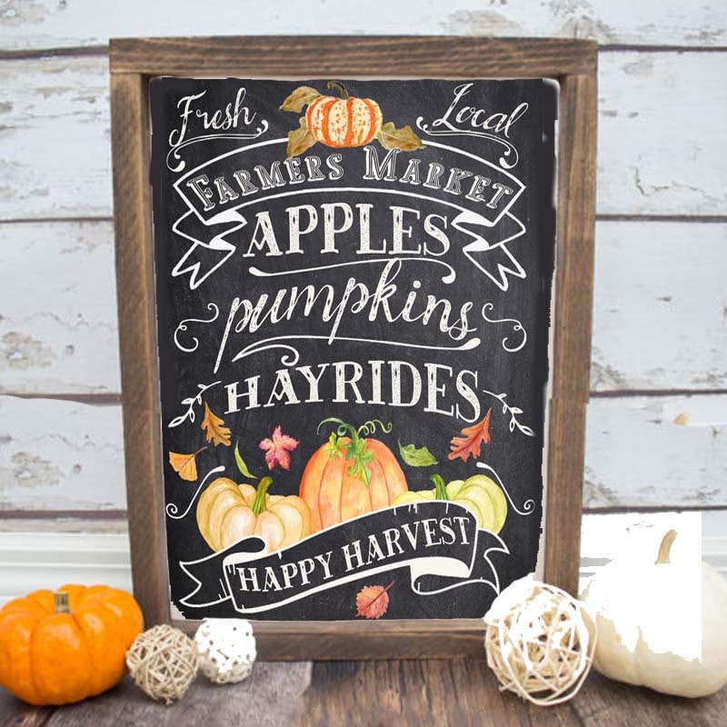 Farmers Market Apples Pumpkins Chalkboard Farmers Market Apples Pumpkins, Farmers Market Chalkboard