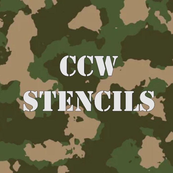 KILLIK Camouflage Stencil Pack for Duracoat, Cerakote, Gunkote