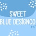 sweet blue design