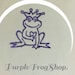 Owner of <a href='https://www.etsy.com/shop/PurpleFrogShop?ref=l2-about-shopname' class='wt-text-link'>PurpleFrogShop</a>