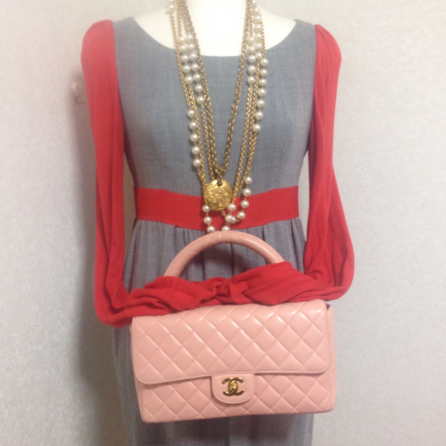 Vintage Hermes Navy And Red Jige Pm Boxcalf Leather Document Etsy