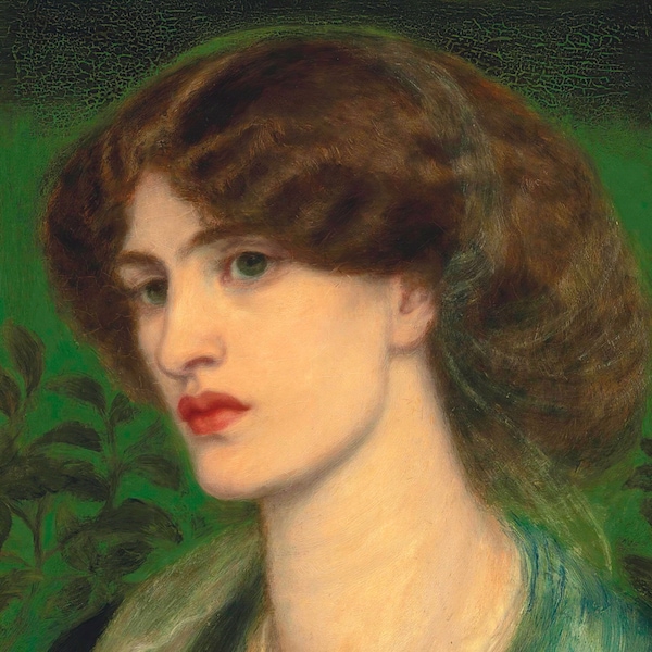 Vintage Nude Edwardian Painting, Nude Woman at Dressing Table, Antique