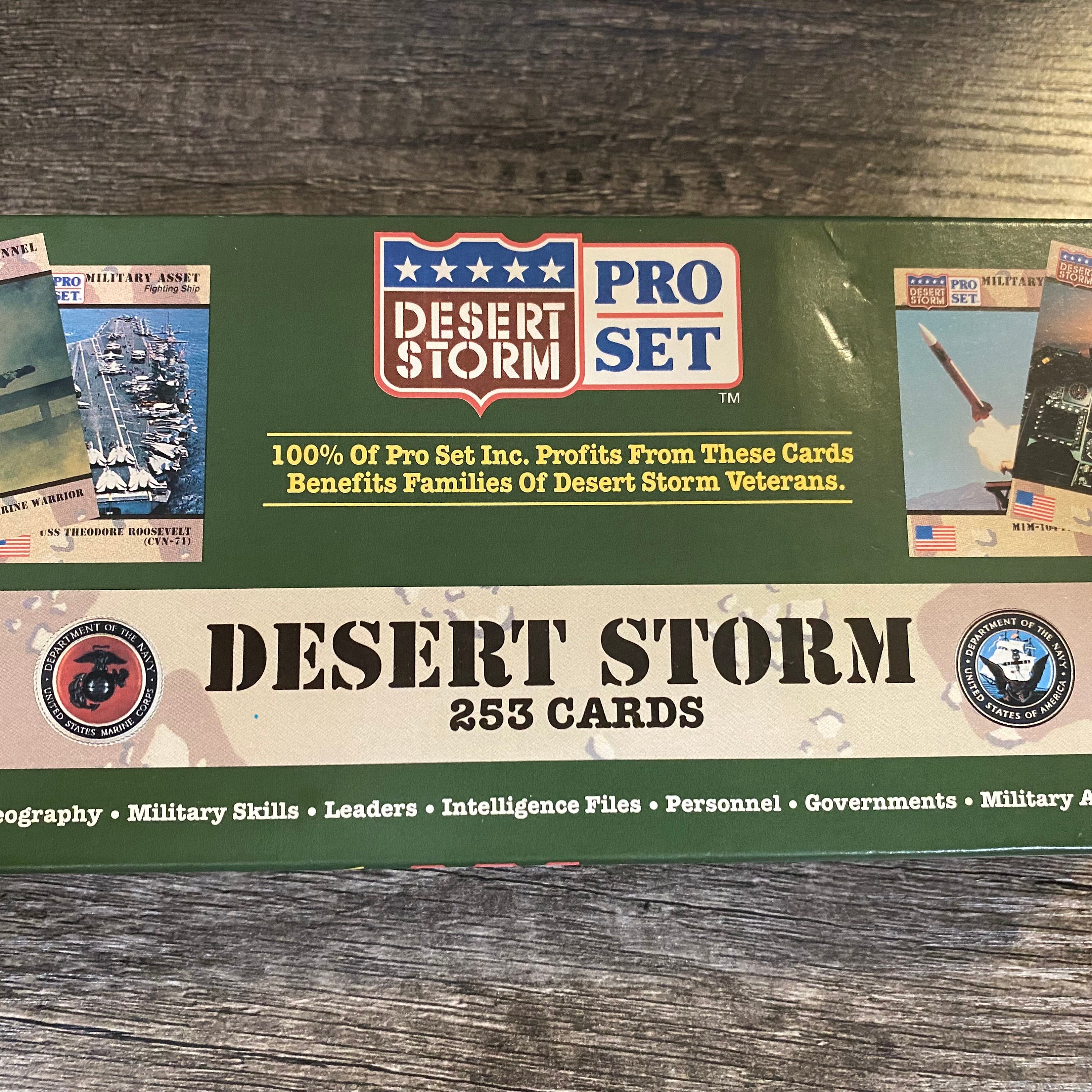 Rare Desert Storm Collectible 1991 Pro Set Trading Cards - Etsy