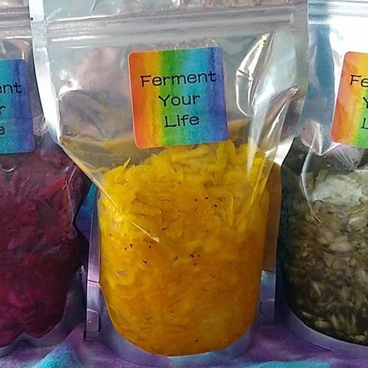 Live Cultures Taco Kraut Fermented Probiotic Goodness Brewing Home