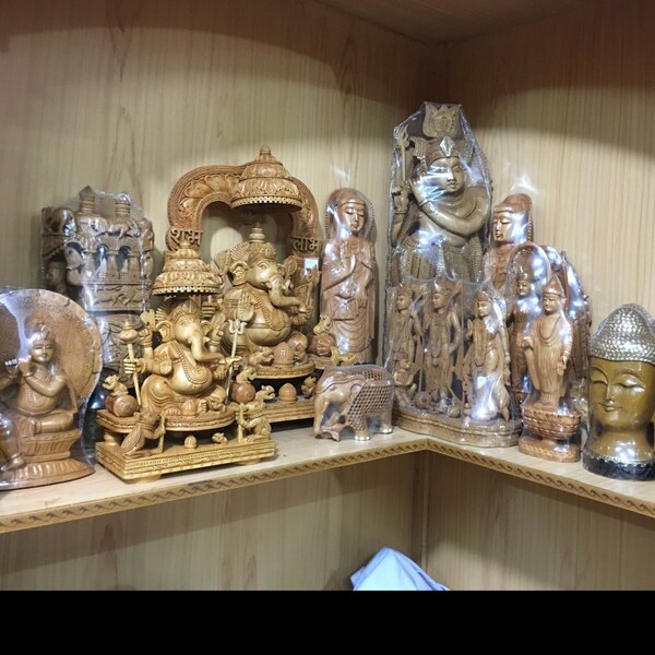 Wooden Handcarved Jungle Safari, Elephant Safari, Wooden Artifacts