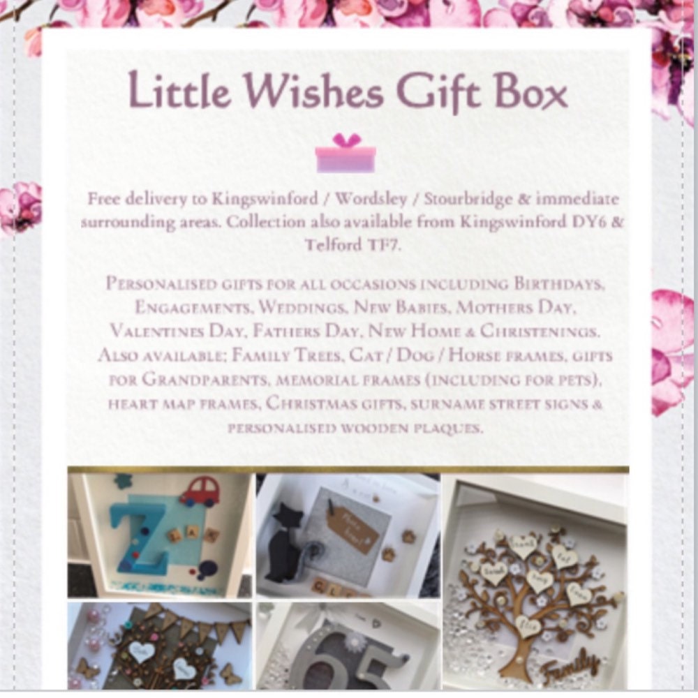 Handmade Personalised Gifts Made To Order By Littlewishesgiftbox