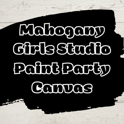 Adult G / Pre-drawn Canvas / Pre-sketched Canvas / Outlined Canvas / Sip  and Paint / Paint Kit / Canvas Painting / DIY Paint Party 