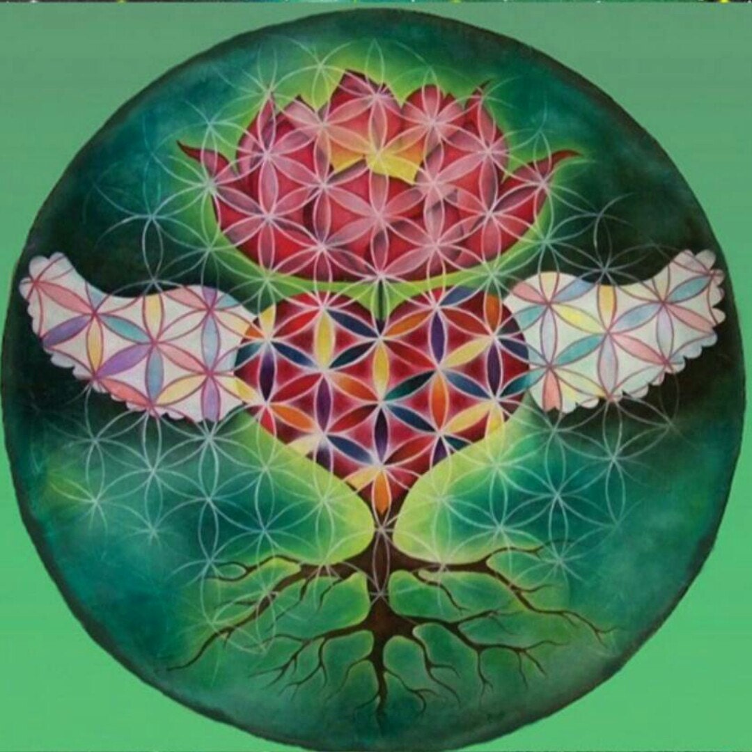 Как рисовать цветок жизни