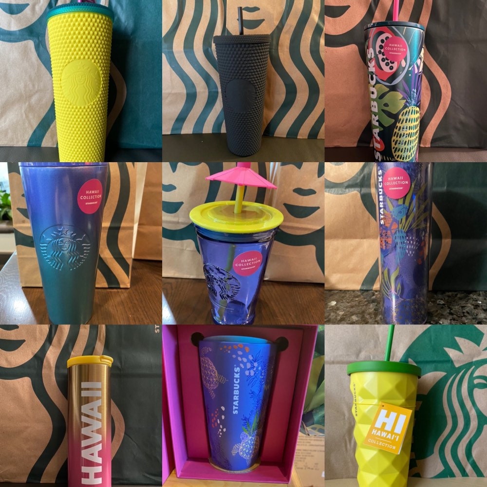 Starbucks Tumbler Pineapple Studded Cup and Key Chain Set -  in 2023