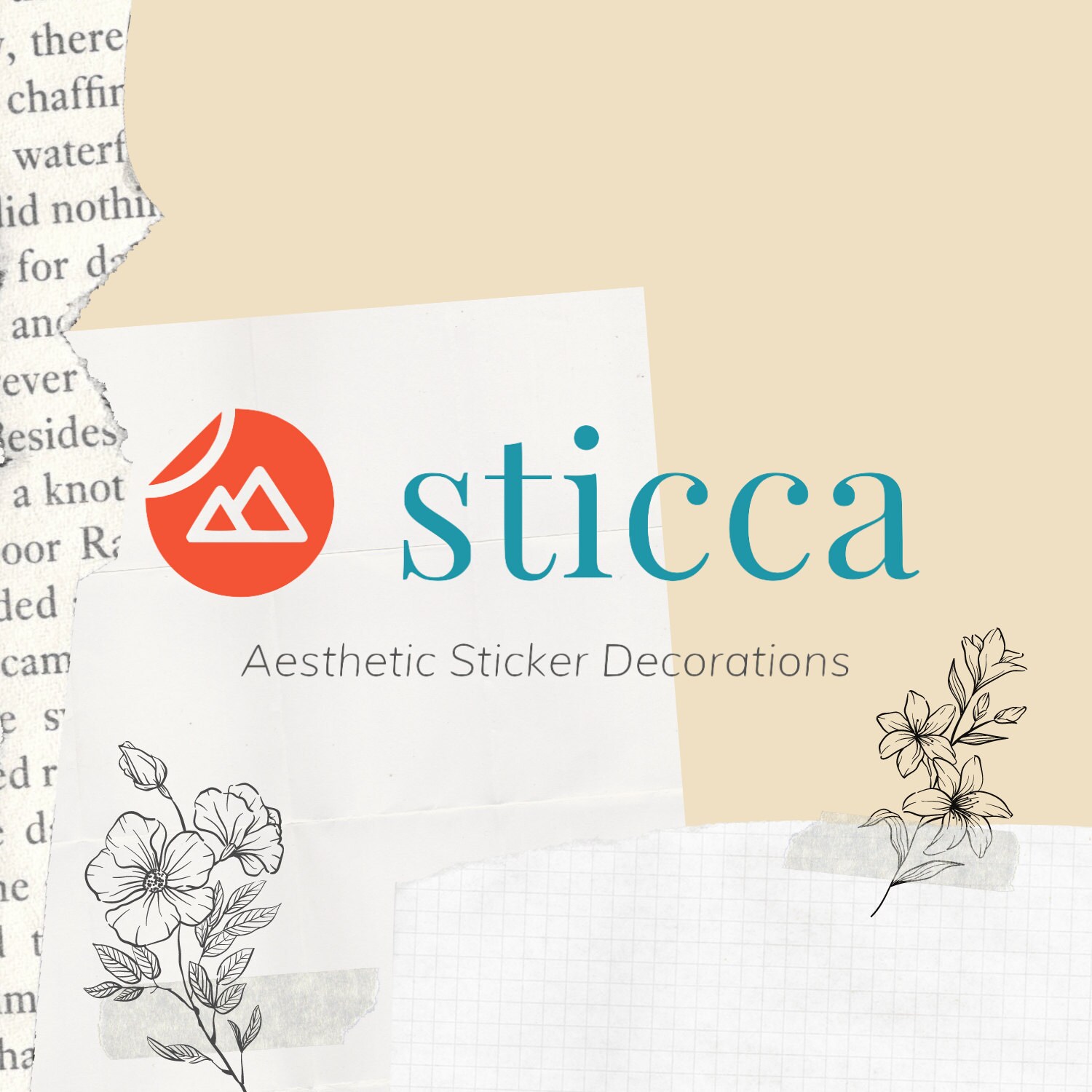 Aesthetic Sticker Decorations by sticcabyAK on Etsy